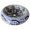 Talavera Round Vessel Sink Donut Acapulco